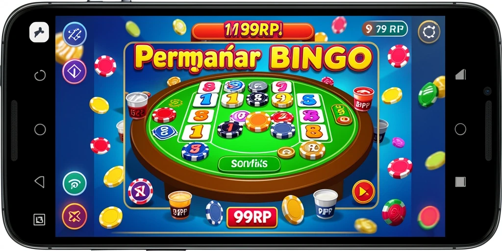 Screenshot 99RP menampilkan gameplay Bingo yang seru dan interaktif.