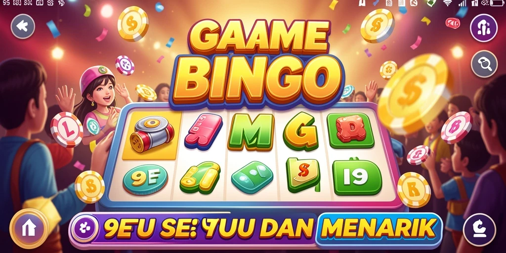 Screenshot permainan 9ET menampilkan keseruan Bingo yang menarik.