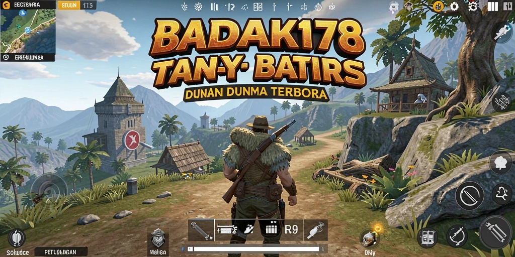 Screenshot menunjukkan pemain dalam aksi menjelajahi dunia terbuka yang menakjubkan.