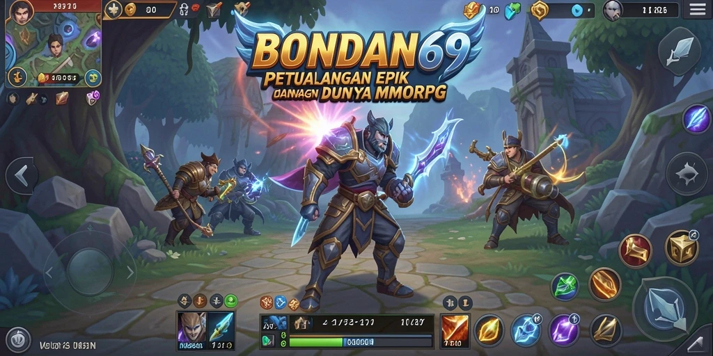 Tangkapan layar aktif dari gameplay BONDAN69 yang penuh warna.