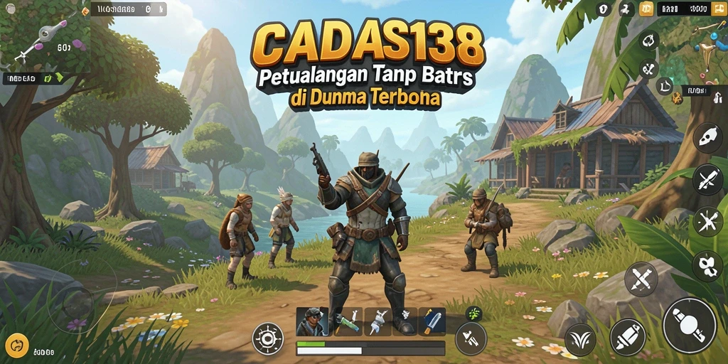 Screenshot utama CADAS138 menampilkan gameplay Open World yang menakjubkan.