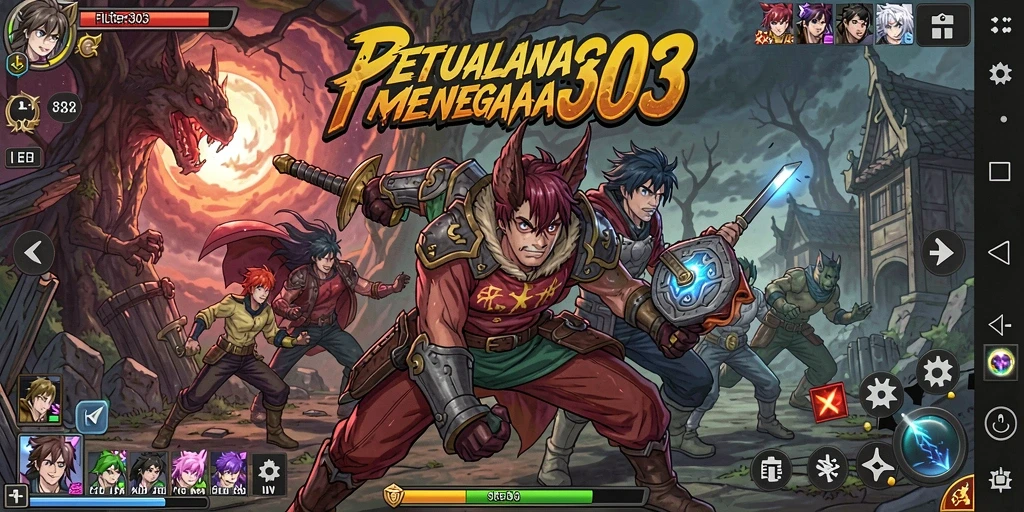 Tampilan gameplay yang luar biasa dari FILTER303 dengan karakter Anime.