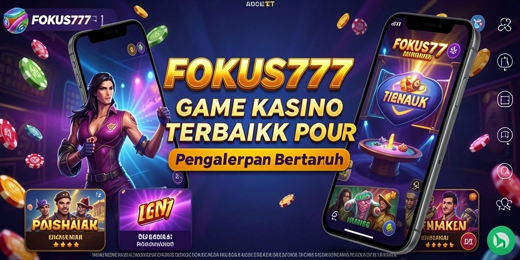 Screenshot FOKUS777 menampilkan gameplay seru permainan Kasino.