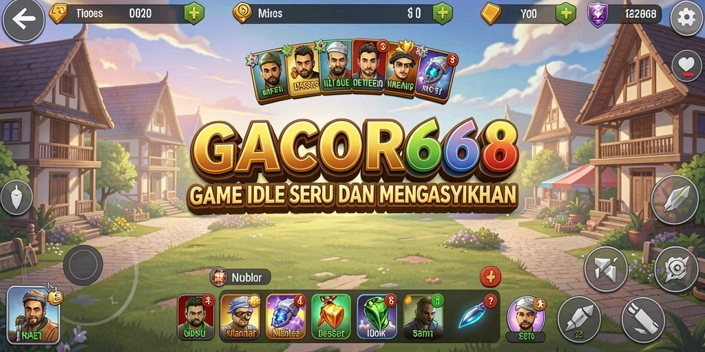 Screenshot GACOR668 menunjukkan aksi gameplay Idle yang menarik dan menawan.