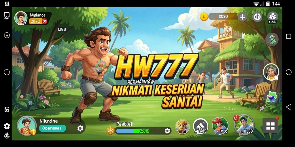 Tangkapan layar HW777 menunjukkan gameplay seru dan menantang.