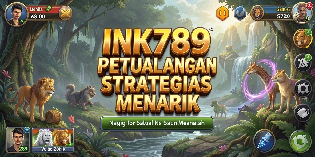 Screenshot gameplay INK789 yang menunjukkan pertempuran strategis.