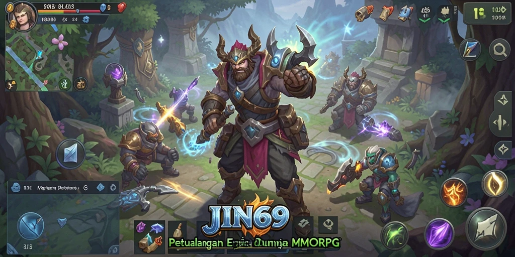 Gameplay mendebarkan dalam dunia fantasi JIN69.
