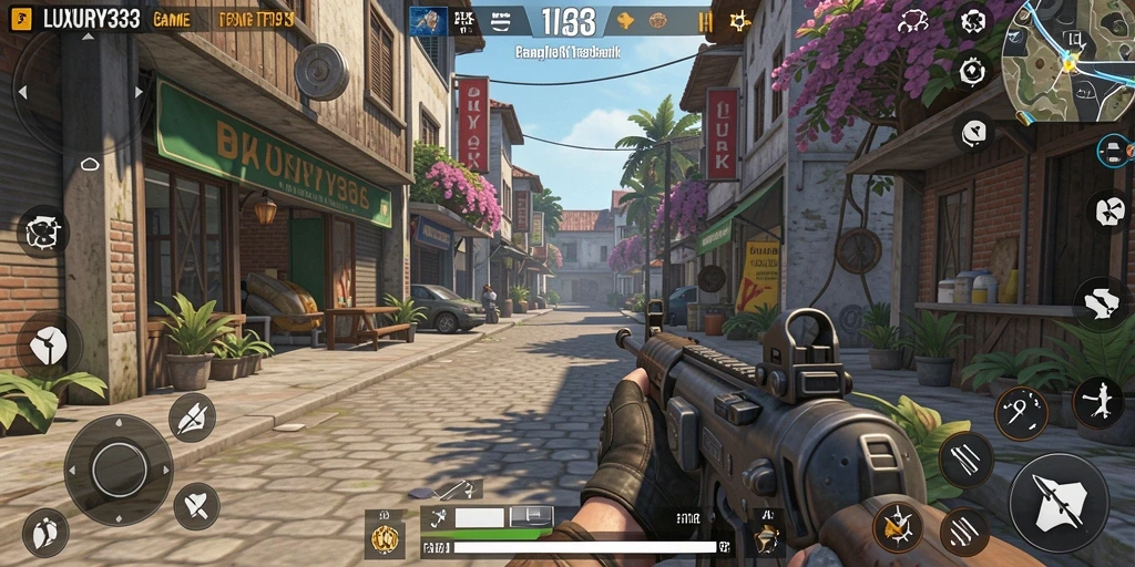 Tampilan gameplay menarik di LUXURY333 dengan aksi TPS yang mendebarkan.