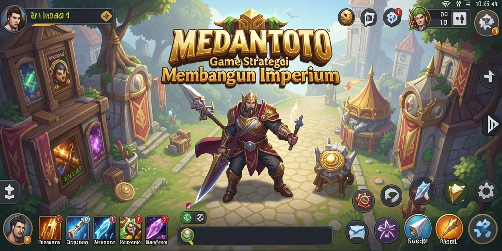 Tampilan gameplay MEDANTOTO yang strategis dan penuh aksi