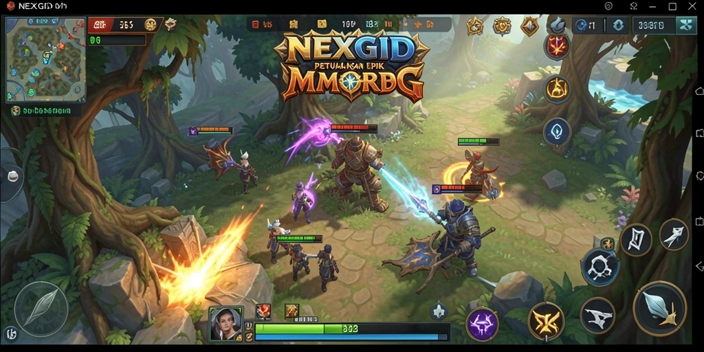 Gameplay seru di NEXGID dengan grafik menawan.