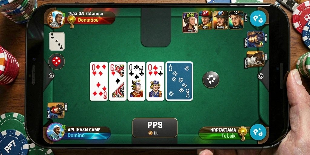 Tampilan gameplay seru dalam permainan Domino PP7.
