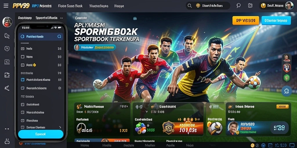 Tampilan antarmuka PPV99 yang menarik untuk taruhan olahraga.