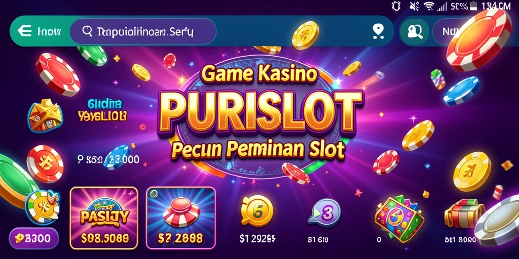 Tampilan mengesankan dari gameplay slot di PURISLOT.