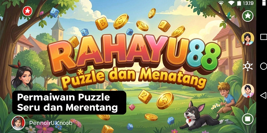 Tampilan gameplay RAHAYU88 yang menarik dan penuh tantangan puzzle.