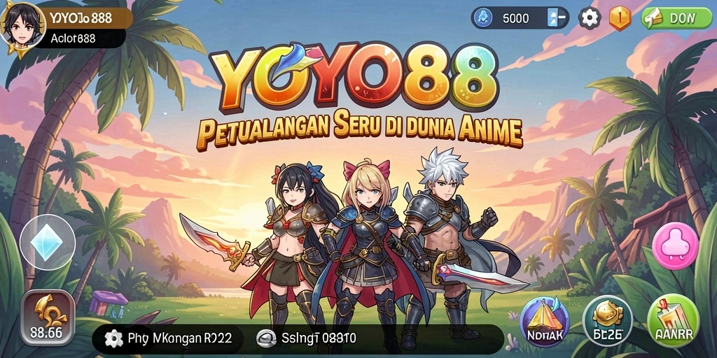 Gameplay seru dengan karakter anime ikonik dan pertarungan yang mendebarkan.
